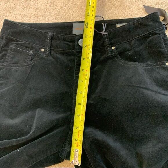 JAG New with tag Black velvet mid rise straight leg pants size 10 - Picture 12 of 12
